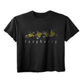 Raspberry Gravity Tee Black